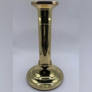 Brass candlestick. (1) Baldwin Brass  USA Candlestick Candle Holder 6.25”